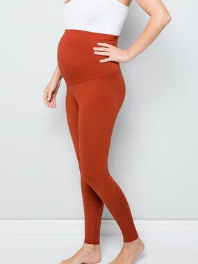Maternity Buttery Over Belly Yoga Pants Leggings